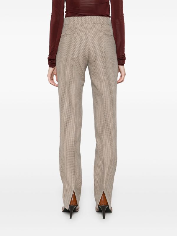 Jil Sander Checked Tailored Trousers | Browns Tailored Pants