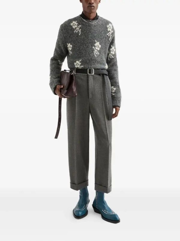 Jil Sander Floral Sweater | Browns Knitted Sweaters