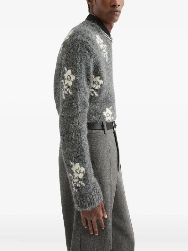 Jil Sander Floral Sweater | Browns Knitted Sweaters
