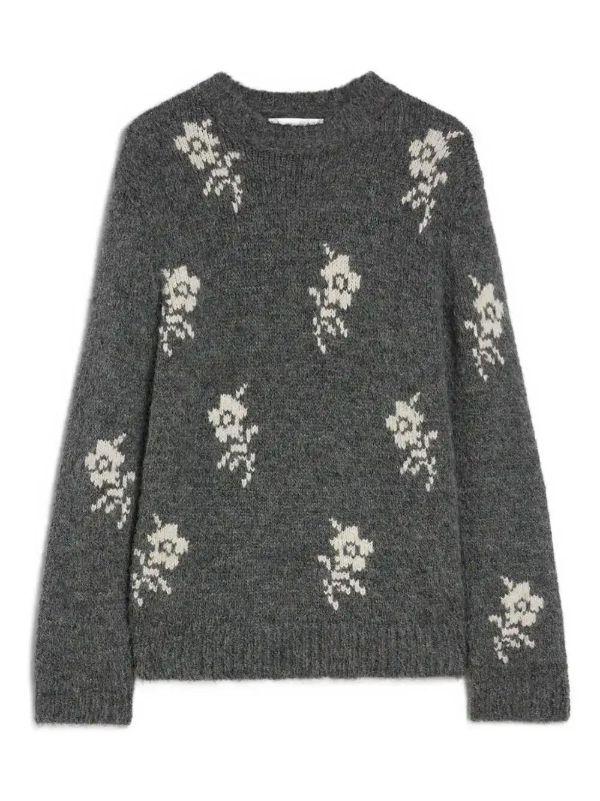Jil Sander floral sweater | Browns Knitted Sweaters