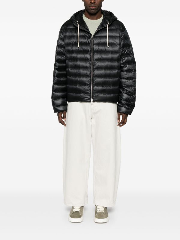 Jil Sander Hooded Puffer Jacket | Browns Down Jackets