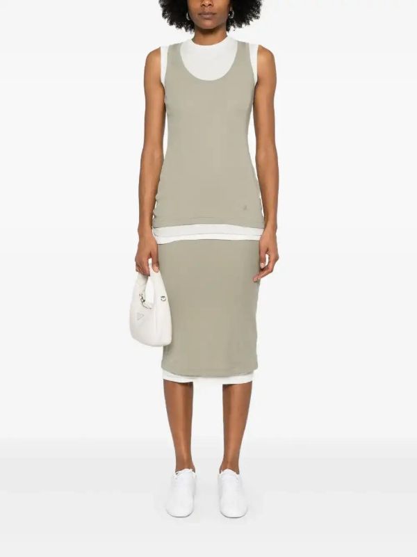 Jil Sander Layered Tank Top | Browns Vests & Tank Tops