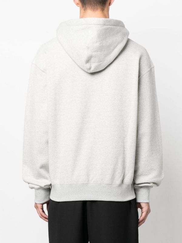 Jil Sander Logo-print Cotton Hoodie | Browns Hoodies