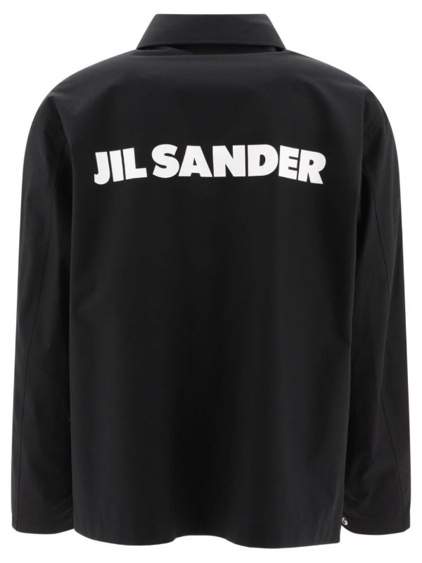 Jil Sander Logo-Print Shirt Jacket | Browns Shirt Jackets