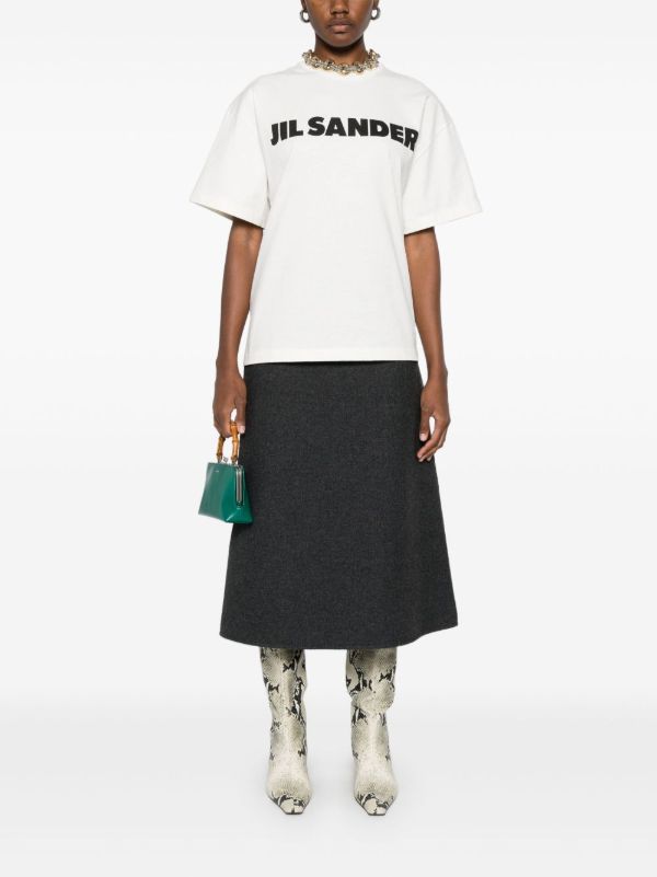 Jil Sander Logo-Print T-shirt | Browns T-Shirts & Jersey Shirts