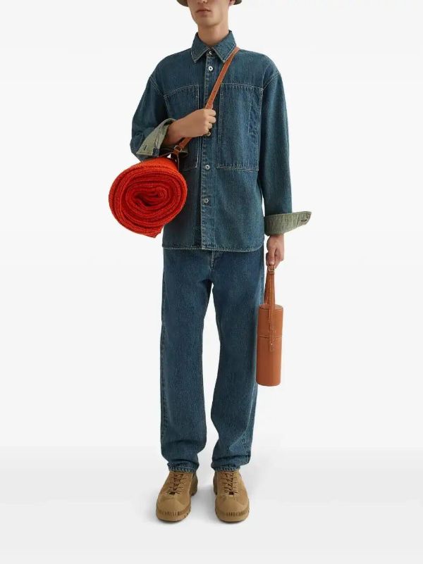 Jil Sander Long-sleeve Denim Shirt | Browns Shirts