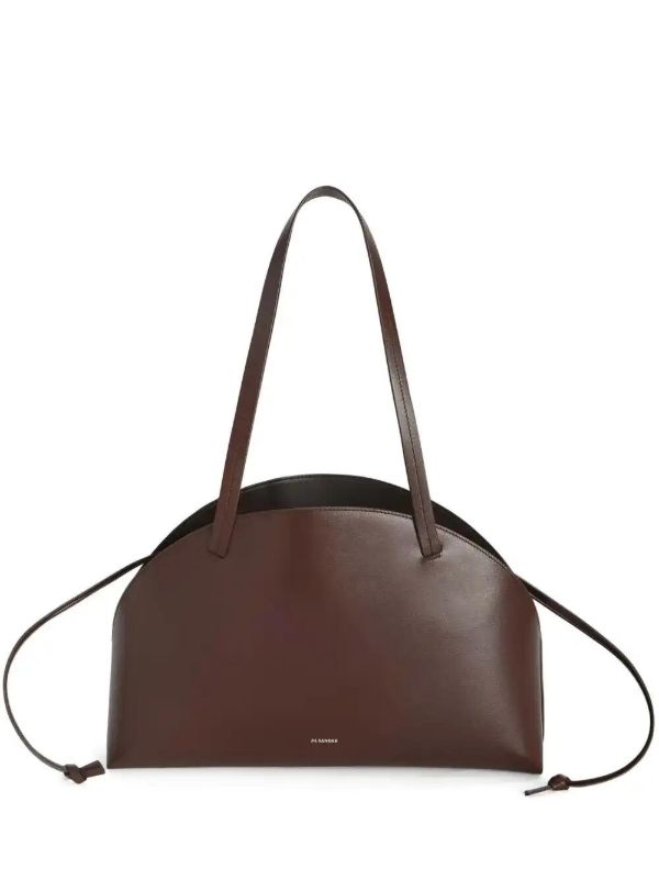 Jil Sander medium Curved shoulder bag | Browns Shoulder Bags