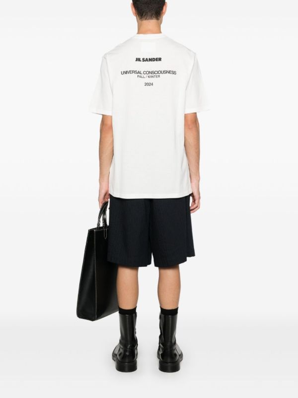 Jil Sander Printed Cotton T-Shirt | Browns T-Shirts