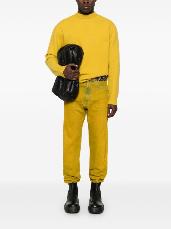 Jil Sander Ribbed-trim Wool Jumper | Browns Knitted Sweaters