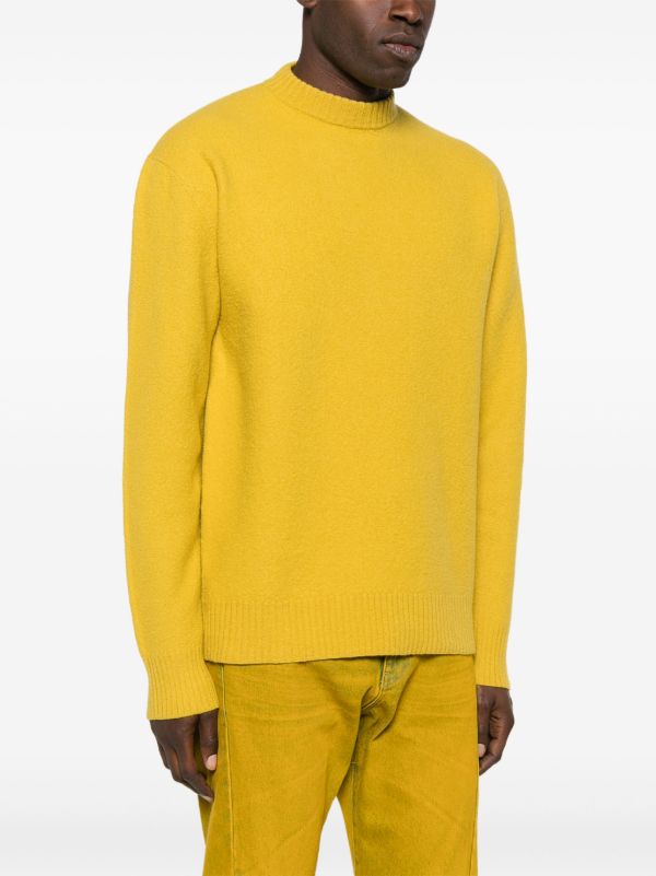 Jil Sander Ribbed-trim Wool Jumper | Browns Knitted Sweaters
