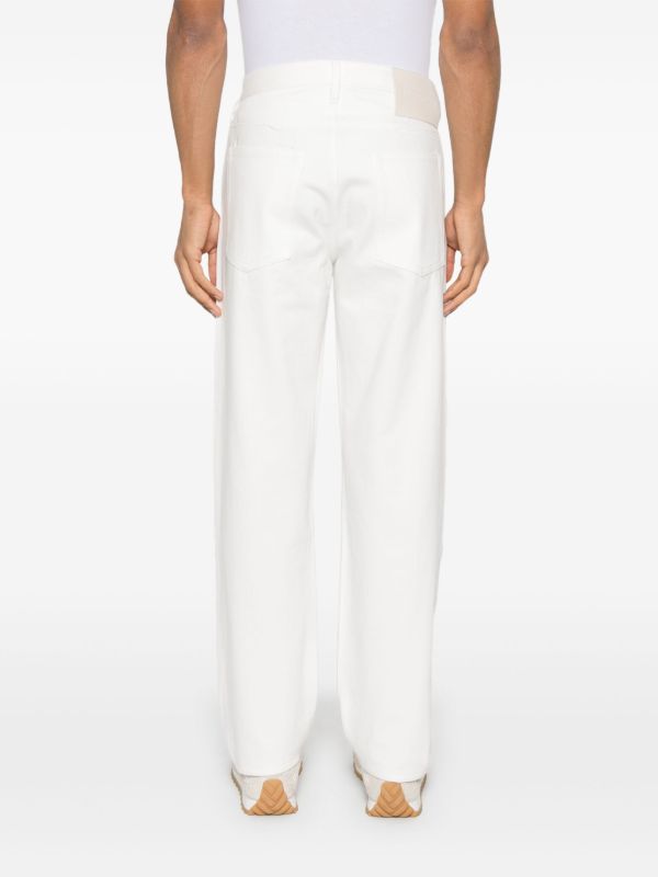 Jil Sander White Cotton Loose-Fit Jeans | Browns Relaxed-Fit Jeans