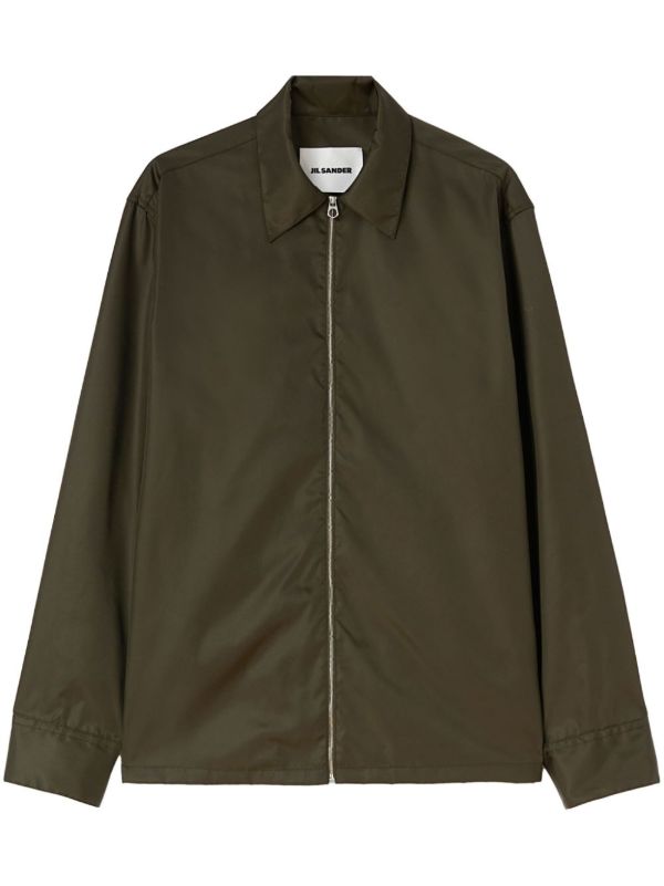 Jil Sander Zip-Up Shirt Jacket | Browns Shirt Jackets