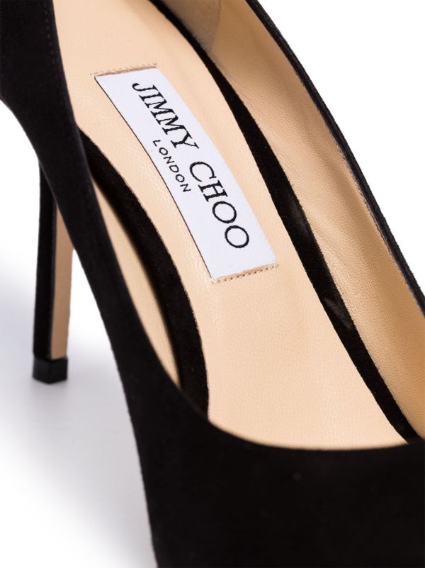 Jimmy Choo Black Love 85 Suede Pumps | Browns Pumps
