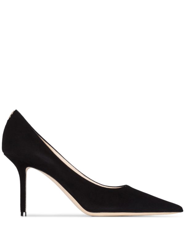 Jimmy Choo black Love 85 suede pumps | Browns Pumps