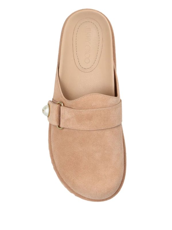 Jimmy Choo Neutrals Fayence Mules | Browns Mules