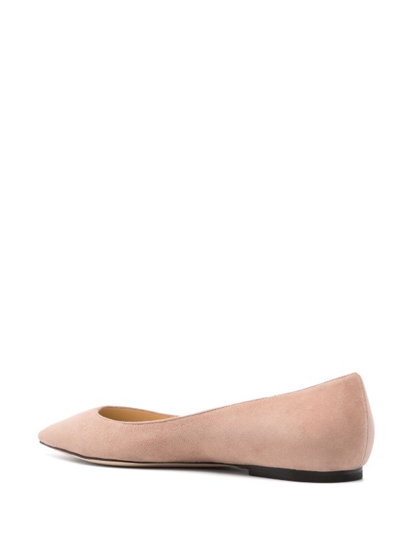 Jimmy Choo Pink Romy Ballet Pumps | Browns Ballerina Shoes