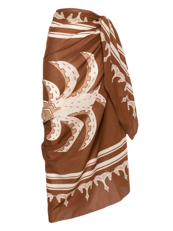 Johanna Ortiz Ancestral Palm sarong | Browns Beach Cover-Ups