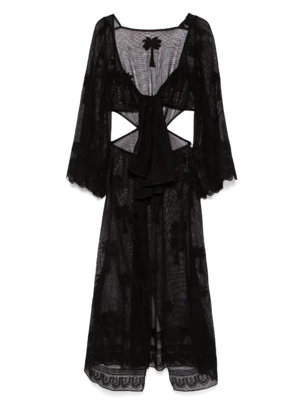 Johanna Ortiz Black Under The Sea Beach Dress | Browns Beach Cover-Ups