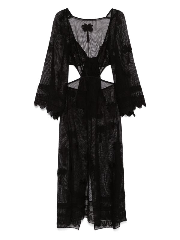 Johanna Ortiz Black Under The Sea Beach Dress | Browns Beach Cover-Ups