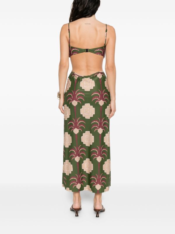 Johanna Ortiz Jungle Geometry Midi Dress | Browns Day Dresses