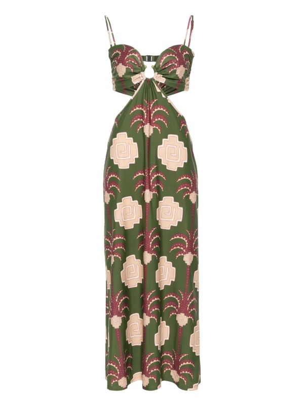 Johanna Ortiz Jungle Geometry midi dress | Browns Day Dresses