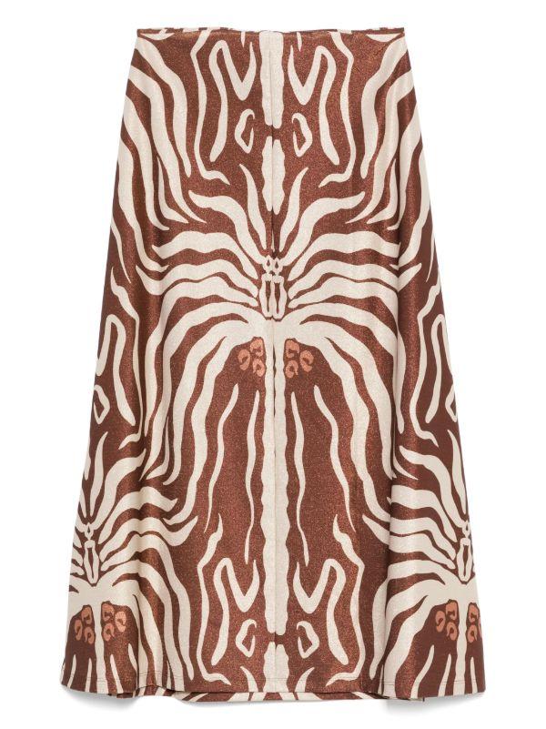 Johanna Ortiz Keel Midi Skirt | Browns Full Skirts