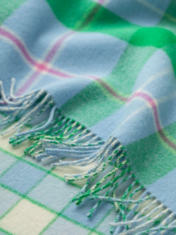 Johnstons Of Elgin Reversible Wool Throw | Browns Blankets & Throws