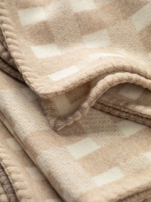 Johnstons Of Elgin Stitched Basketweave Throw | Browns Blankets & Throws