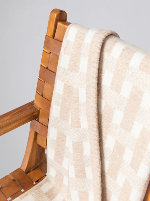 Johnstons Of Elgin Stitched Basketweave Throw | Browns Blankets & Throws
