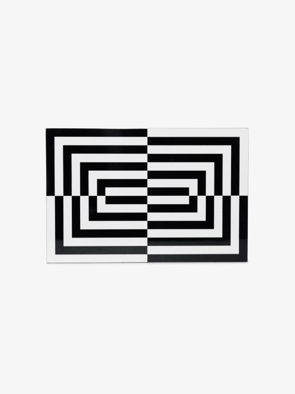 Jonathan Adler black and white Op Art large lacquer box | Browns Trinket Boxes