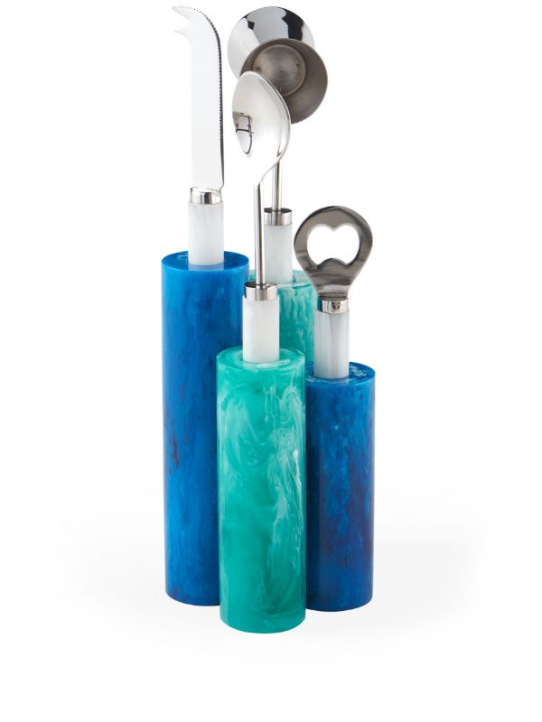 Jonathan Adler Blue Como Barware Set | Browns Barware