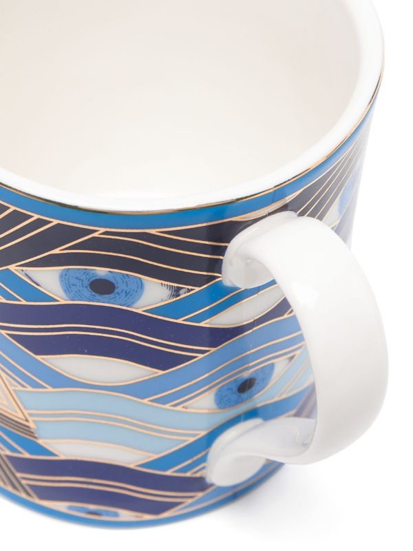 Jonathan Adler Blue Druggist Porcelain Mug Set | Browns Cups & Tea Sets