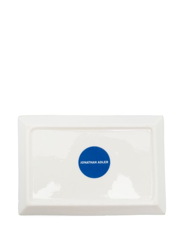 Jonathan Adler Blue Full Dose Porcelain Tray | Browns Kitchen Accessories