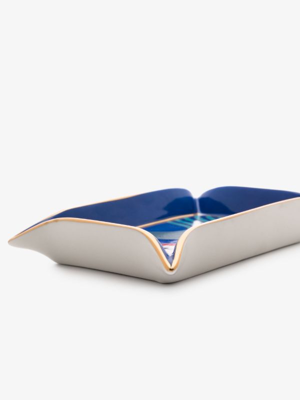 Jonathan Adler Blue Full Dose Valet Tray | Browns Valet Trays