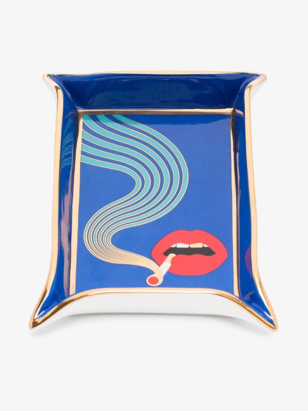 Jonathan Adler blue Full Dose valet tray | Browns Valet Trays