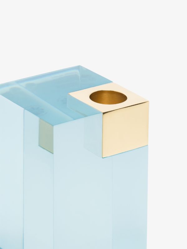 Jonathan Adler Blue Monte Carlo Large Candle Holder | Browns Candle Holders