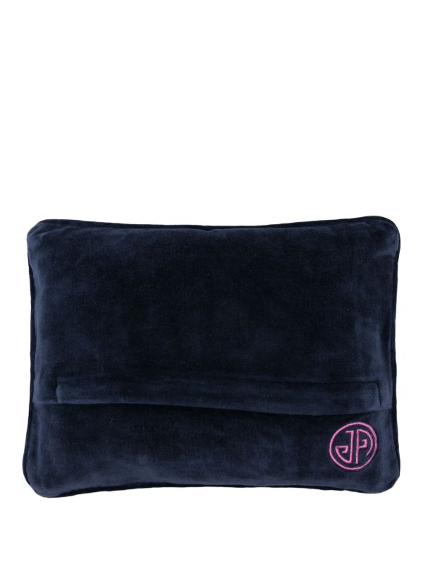 Jonathan Adler Blue Nepo Baby Needlepoint Cushion | Browns Cushions