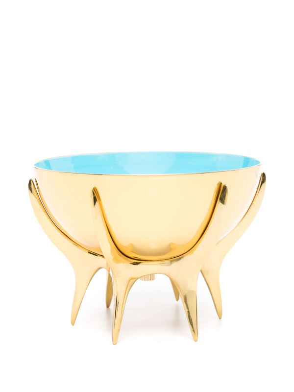 Jonathan Adler Blue Oscar Medium Bowl | Browns Decorative Trays & Plates