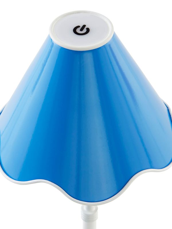 Jonathan Adler Blue Ripple Rechargeable Lamp | Browns Lighting