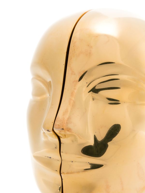 Jonathan Adler Gold-Tone Atlas Brass Bookends | Browns Decorative Objects