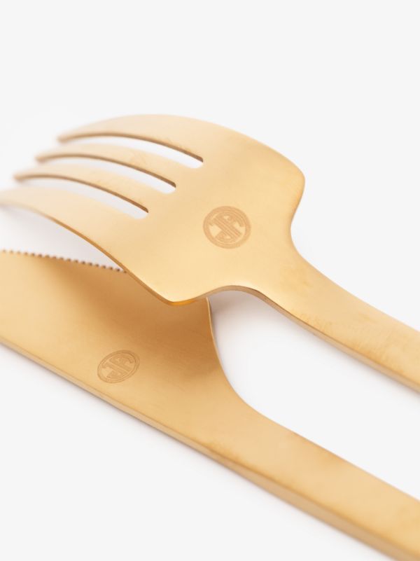 Jonathan Adler Gold Tone Vienna Cutlery Set | Browns Cutlery