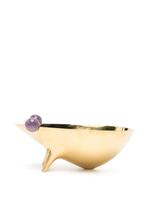 Jonathan Adler Gold-Toned Frog Motif Decorative Plate | Browns Decorative Trays & Plates