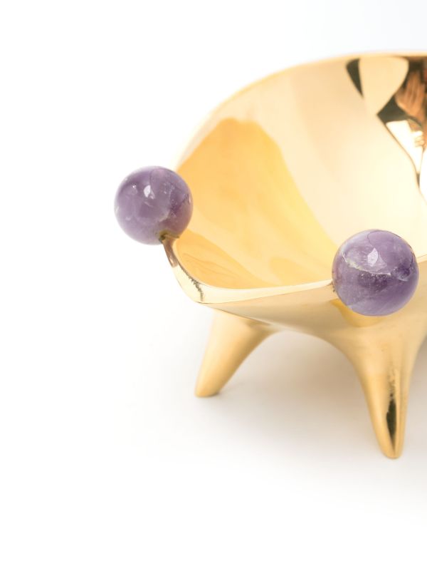 Jonathan Adler Gold-Toned Frog Motif Decorative Plate | Browns Decorative Trays & Plates