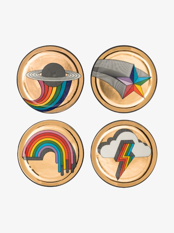 Jonathan Adler Multicoloured Pop Coaster Set | Browns Kitchen Accessories