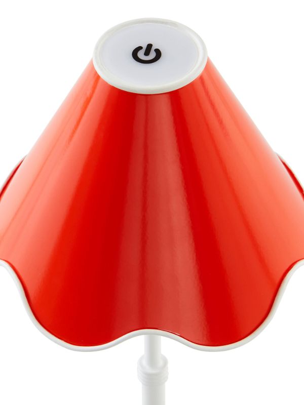 Jonathan Adler Orange Ripple Rechargeable LED Table Lamp | Browns Lighting