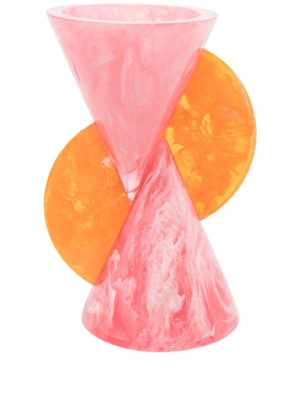 Jonathan Adler pink Como cone vase | Browns Vases