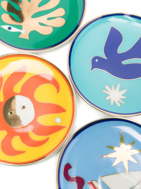 Jonathan Adler Playa Coasters (10cm) | Browns Barware