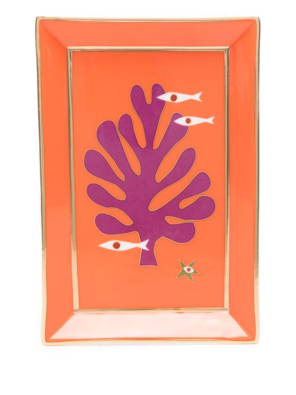 Jonathan Adler Playa tray (17cm x 13cm) | Browns Decorative Trays & Plates