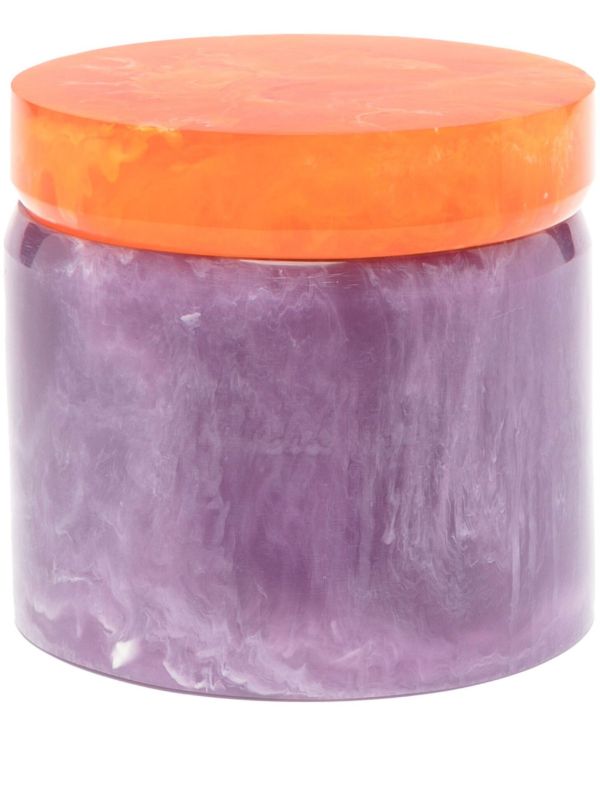 Jonathan Adler purple Como large box | Browns Decorative Objects