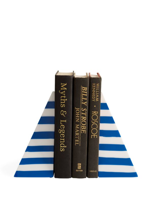 Jonathan Adler Striped Bookends | Browns Decorative Objects